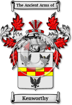 Kenworthy Family Crest Download (jpg) Legacy Series - 150 DPI