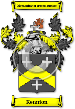 Kennion Family Crest Download (jpg) Legacy Series - 150 DPI