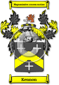 Kennon Family Crest Download (jpg) Legacy Series - 150 DPI