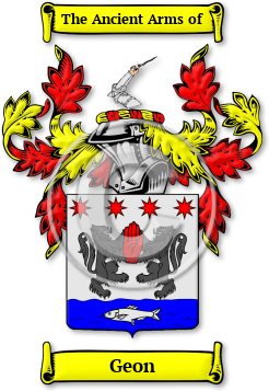 Geon Family Crest Download (jpg) Legacy Series - 150 DPI