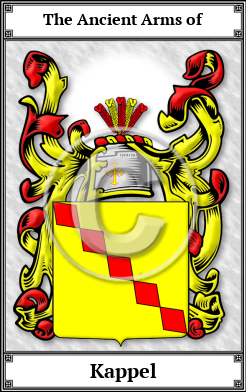 Kappel Family Crest Download (JPG) Book Plated - 600 DPI