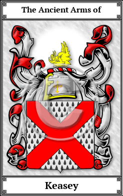 Keasey Family Crest Download (JPG)  Book Plated - 150 DPI