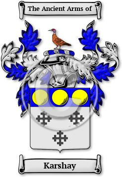 Karshay Family Crest Download (jpg) Legacy Series - 150 DPI