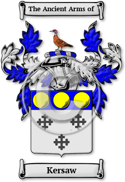 Kersaw Family Crest Download (jpg) Legacy Series - 150 DPI