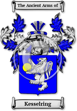Kesselring Family Crest Download (jpg) Legacy Series - 150 DPI
