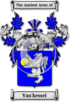 Van'kessel Family Crest Download (jpg) Legacy Series - 150 DPI