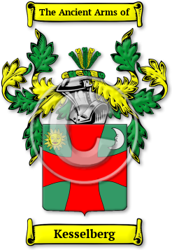 Kesselberg Family Crest Download (jpg) Legacy Series - 150 DPI