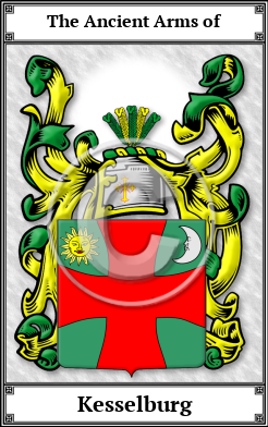 Kesselburg Family Crest Download (JPG)  Book Plated - 150 DPI