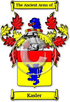 Kasler Family Crest Download (jpg) Legacy Series - 150 DPI