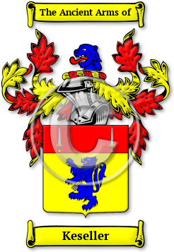 Keseller Family Crest Download (jpg) Legacy Series - 150 DPI