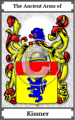 Kissner Family Crest Download (JPG) Book Plated - 600 DPI