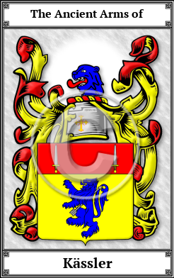Kässler Family Crest Download (JPG)  Book Plated - 150 DPI