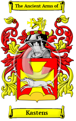 Kastens Family Crest Download (JPG) Heritage Series - 600 DPI