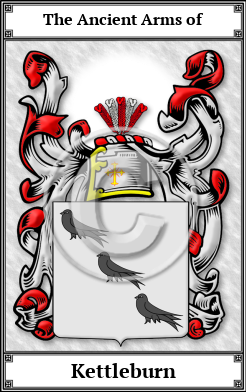 Kettleburn Family Crest Download (JPG)  Book Plated - 150 DPI