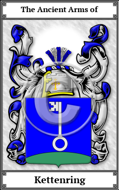 Kettenring Family Crest Download (JPG)  Book Plated - 150 DPI