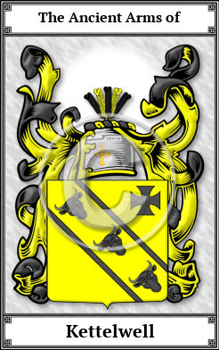 Kettelwell Family Crest Download (JPG)  Book Plated - 150 DPI