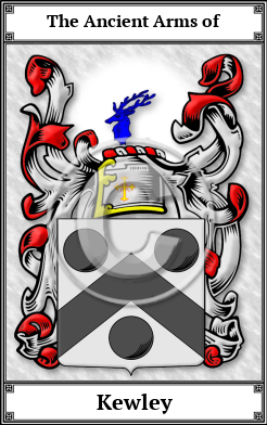 Kewley Family Crest Download (JPG)  Book Plated - 150 DPI