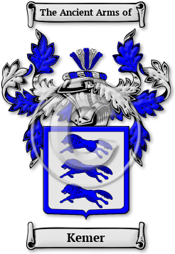 Kemer Family Crest Download (jpg) Legacy Series - 150 DPI