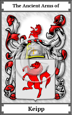 Keipp Family Crest Download (JPG) Book Plated - 600 DPI