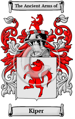 Kiper Family Crest Download (JPG) Heritage Series - 300 DPI