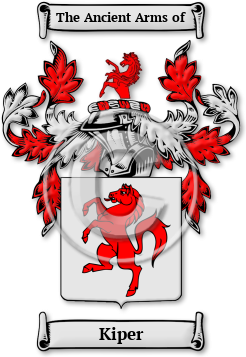 Kiper Family Crest Download (JPG) Legacy Series - 300 DPI