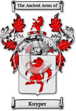 Kuyper Family Crest Download (jpg) Legacy Series - 150 DPI