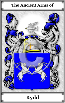Kydd Family Crest Download (JPG)  Book Plated - 150 DPI