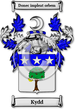 Kydd Family Crest Download (jpg) Legacy Series - 150 DPI