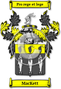MacKett Family Crest Download (jpg) Legacy Series - 150 DPI