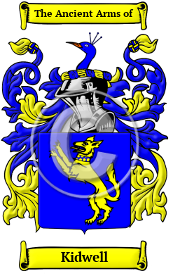 Kidwell Family Crest/Coat of Arms