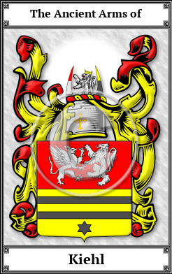 Kiehl Family Crest Download (JPG)  Book Plated - 150 DPI