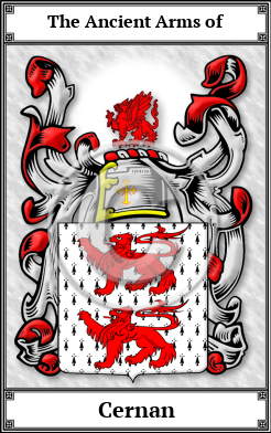Cernan Family Crest Download (JPG)  Book Plated - 150 DPI