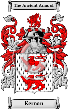 Kernan Family Crest Download (jpg) Heritage Series - 150 DPI
