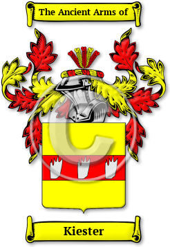 Kiester Family Crest Download (jpg) Legacy Series - 150 DPI