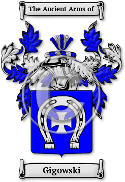 Gigowski Family Crest Download (jpg) Legacy Series - 150 DPI