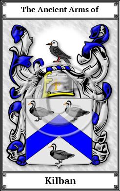 Kilban Family Crest Download (JPG)  Book Plated - 150 DPI