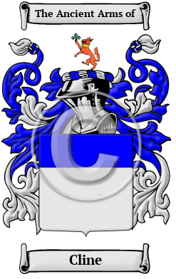 Cline Family Crest/Coat of Arms