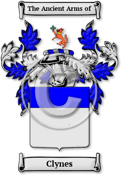 Clynes Family Crest Download (jpg) Legacy Series - 150 DPI