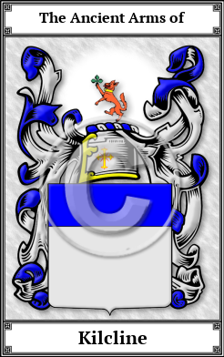 Kilcline Family Crest Download (JPG)  Book Plated - 150 DPI