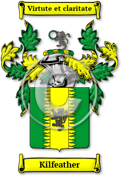 Kilfeather Family Crest Download (jpg) Legacy Series - 150 DPI