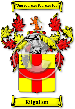 Kilgallon Family Crest Download (jpg) Legacy Series - 150 DPI
