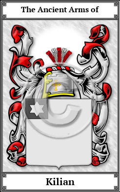 Kilian Family Crest Download (JPG)  Book Plated - 150 DPI