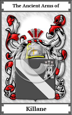 Killane Family Crest Download (JPG)  Book Plated - 150 DPI