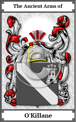 O'Killane Family Crest Download (JPG)  Book Plated - 150 DPI