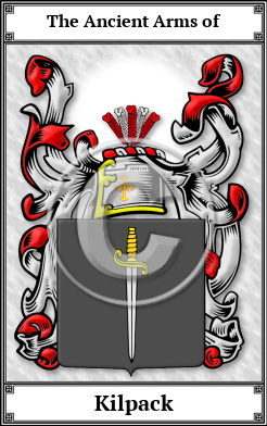 Kilpack Family Crest Download (JPG)  Book Plated - 150 DPI