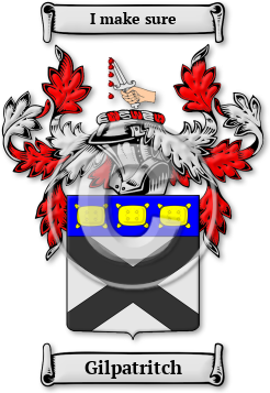 Gilpatritch Family Crest Download (jpg) Legacy Series - 150 DPI