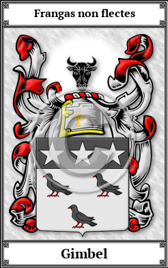 Gimbel Family Crest Download (JPG)  Book Plated - 150 DPI