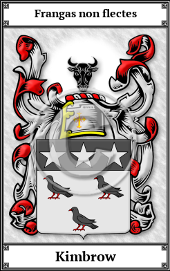 Kimbrow Family Crest Download (JPG)  Book Plated - 150 DPI
