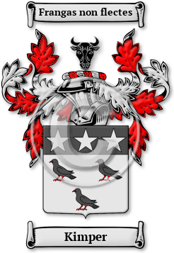 Kimper Family Crest Download (jpg) Legacy Series - 150 DPI
