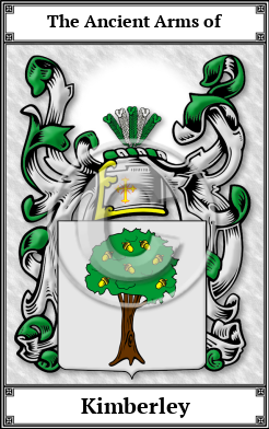 Kimberley Family Crest Download (JPG)  Book Plated - 150 DPI